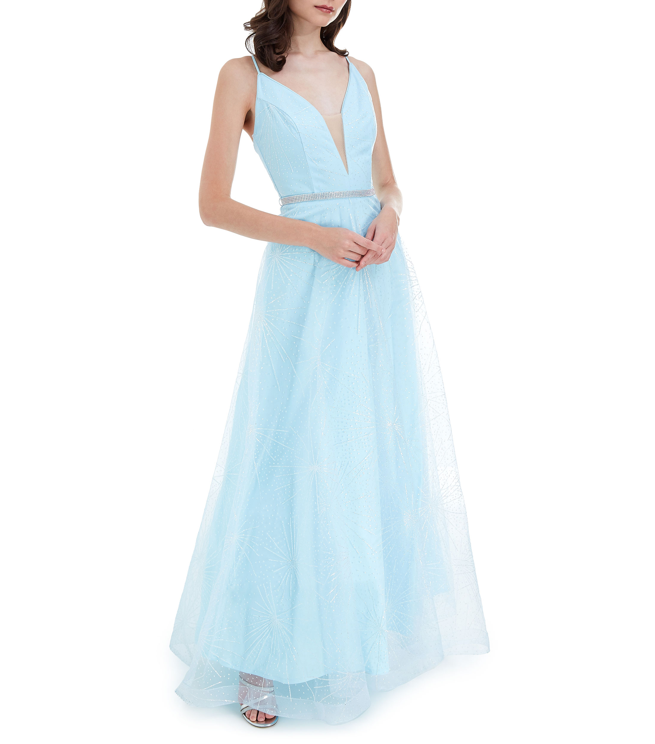 Vestido azul liz minelli new arrivals